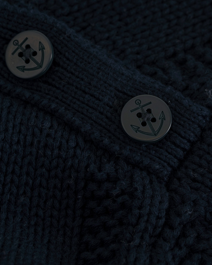 Homme | Pulls Et Tricots | GANT | Fisherman Stripe Crew Neck Evening Blue