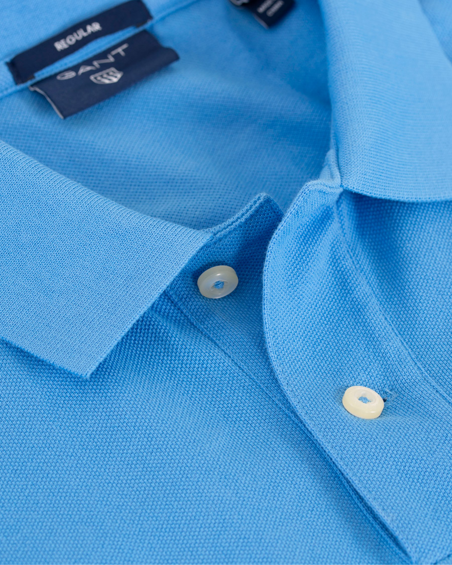 Heren | Polo's | GANT | The Original Polo Pacific Blue