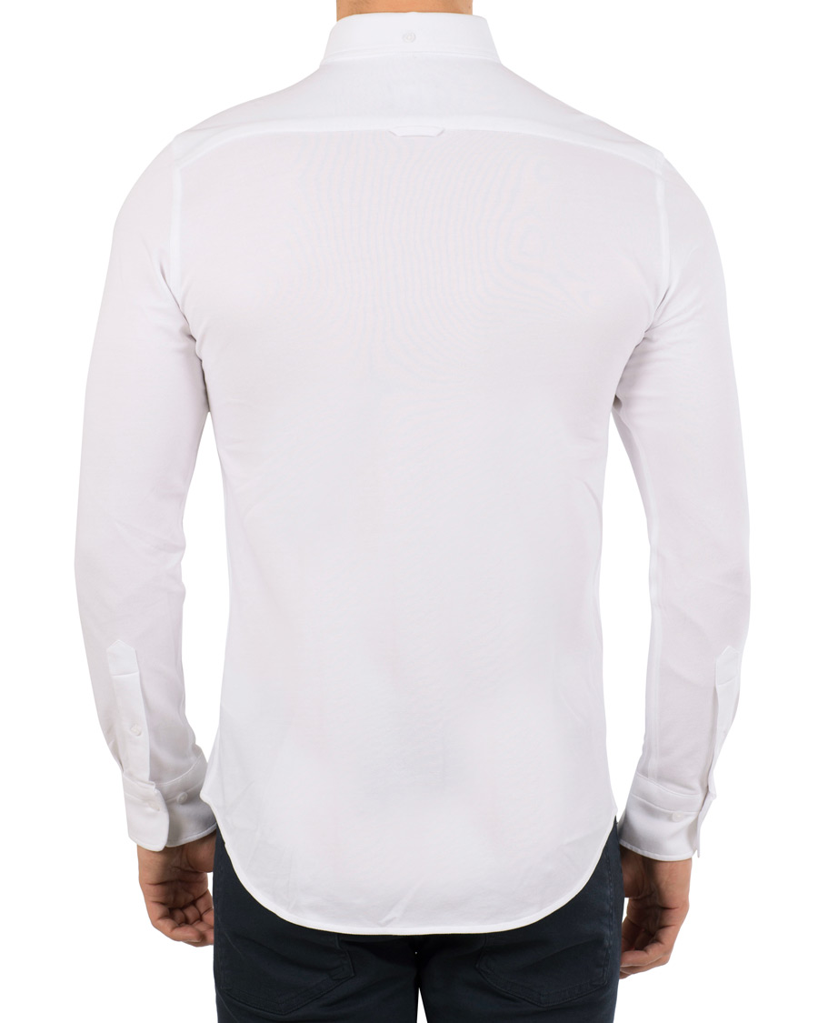 Homme | Chemises | GANT | Slim Fit Tech Prep Pique Shirt White