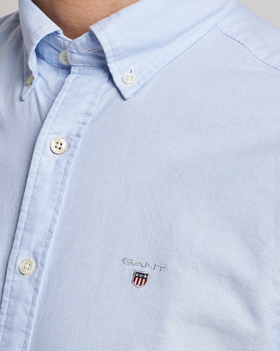 Homme | Chemises | GANT | Slim Fit Oxford Shirt Capri Blue