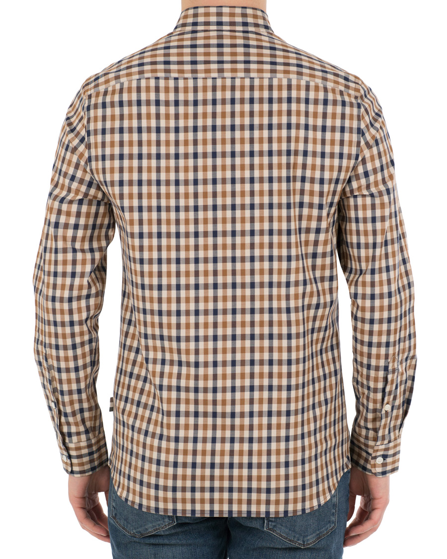 Heren | Overhemden | Aquascutum | York Club Check Shirt Vicuna