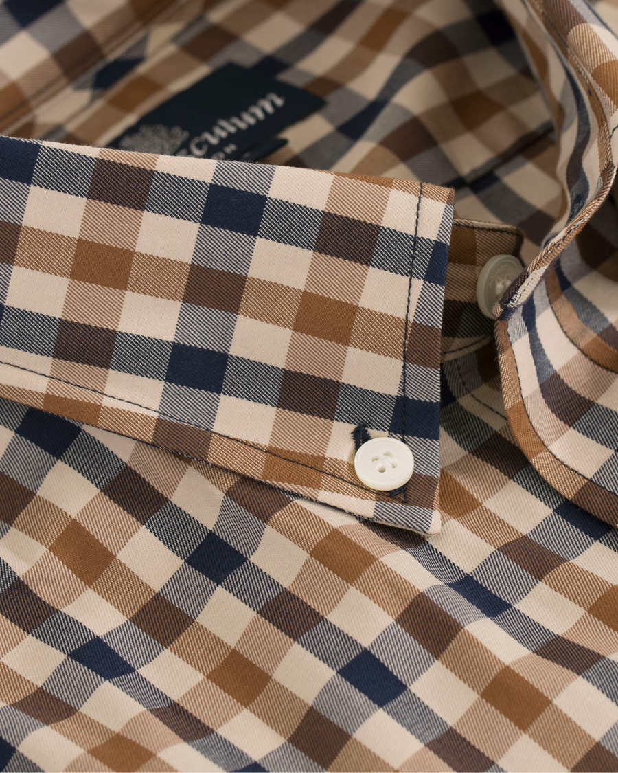 Heren | Overhemden | Aquascutum | York Club Check Shirt Vicuna