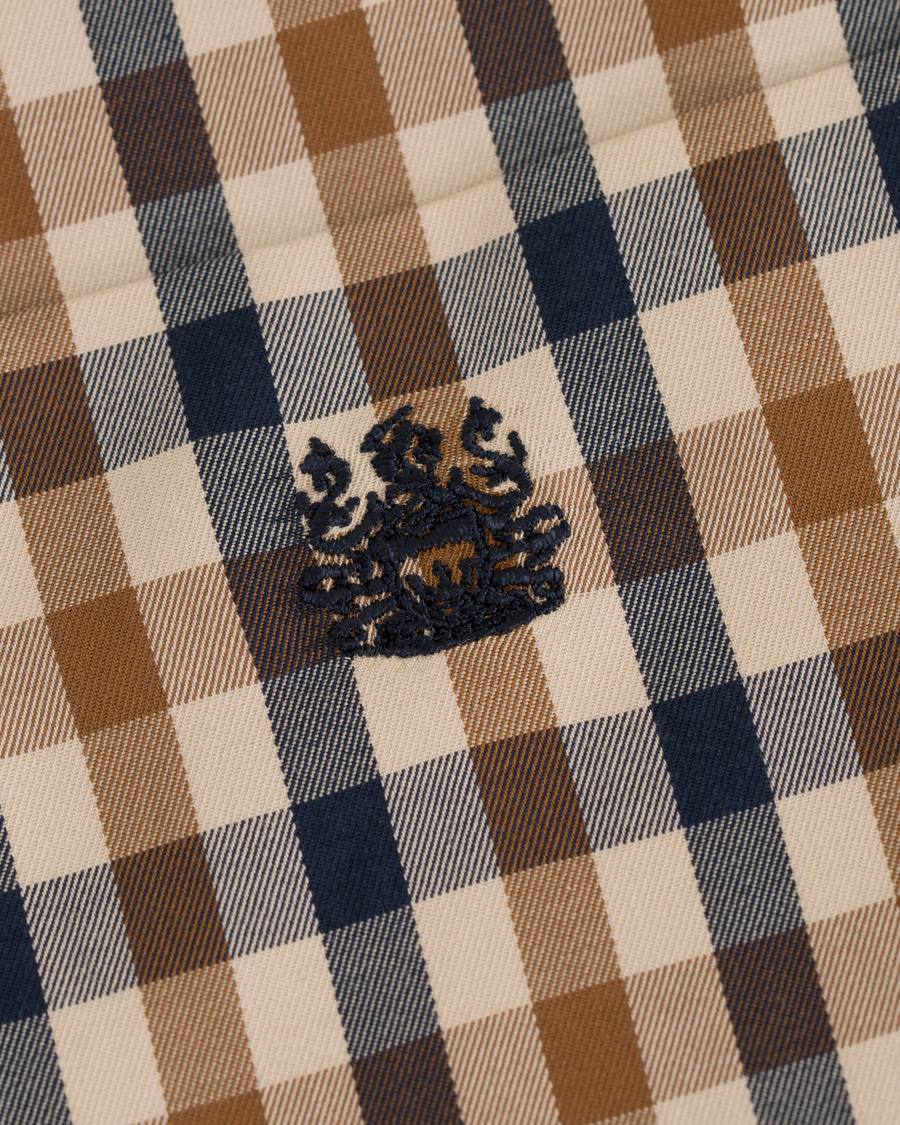 Heren | Overhemden | Aquascutum | York Club Check Shirt Vicuna