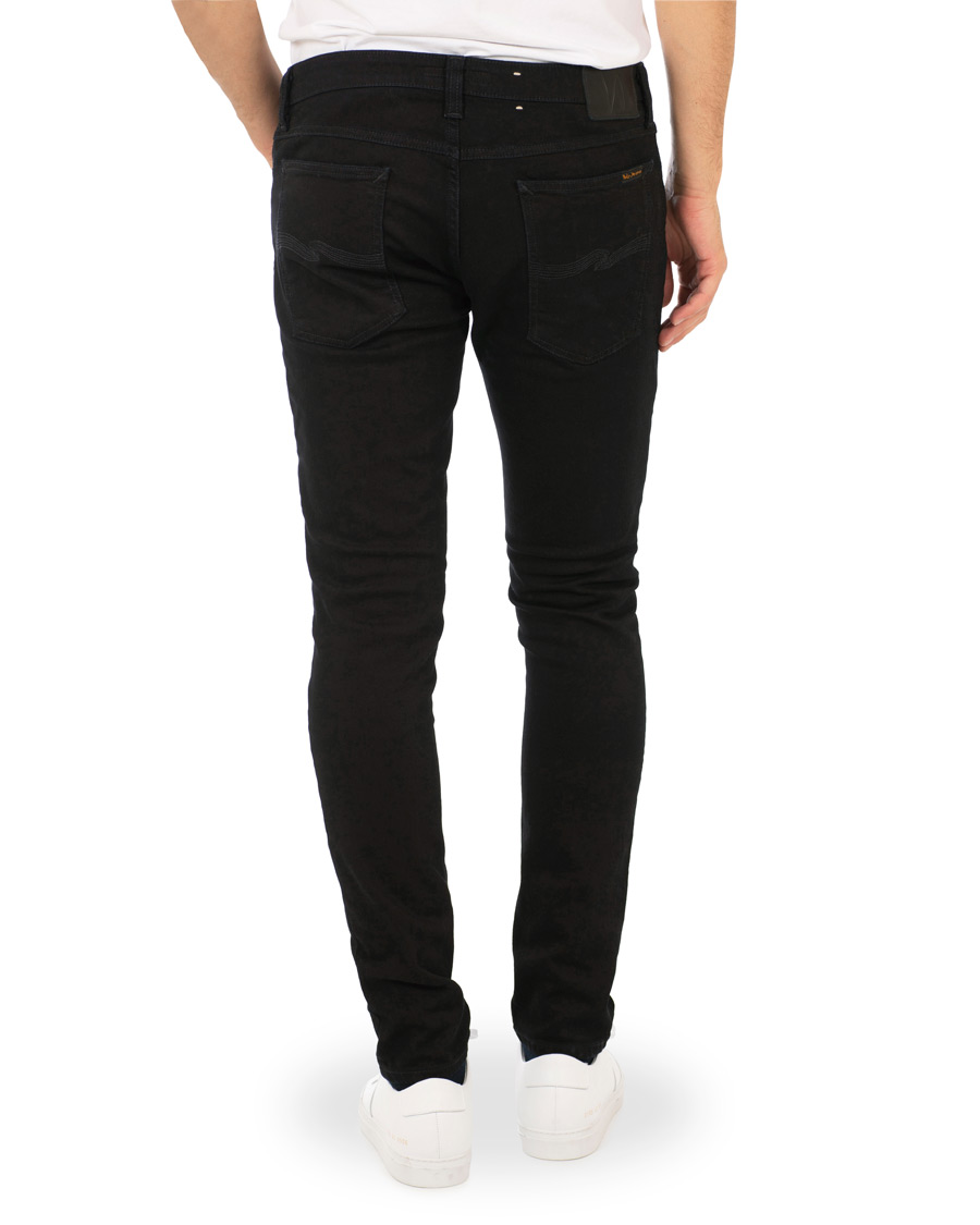 Heren | Jeans | Nudie Jeans | Skinny Lin Organic Slim Fit Jeans Black Black