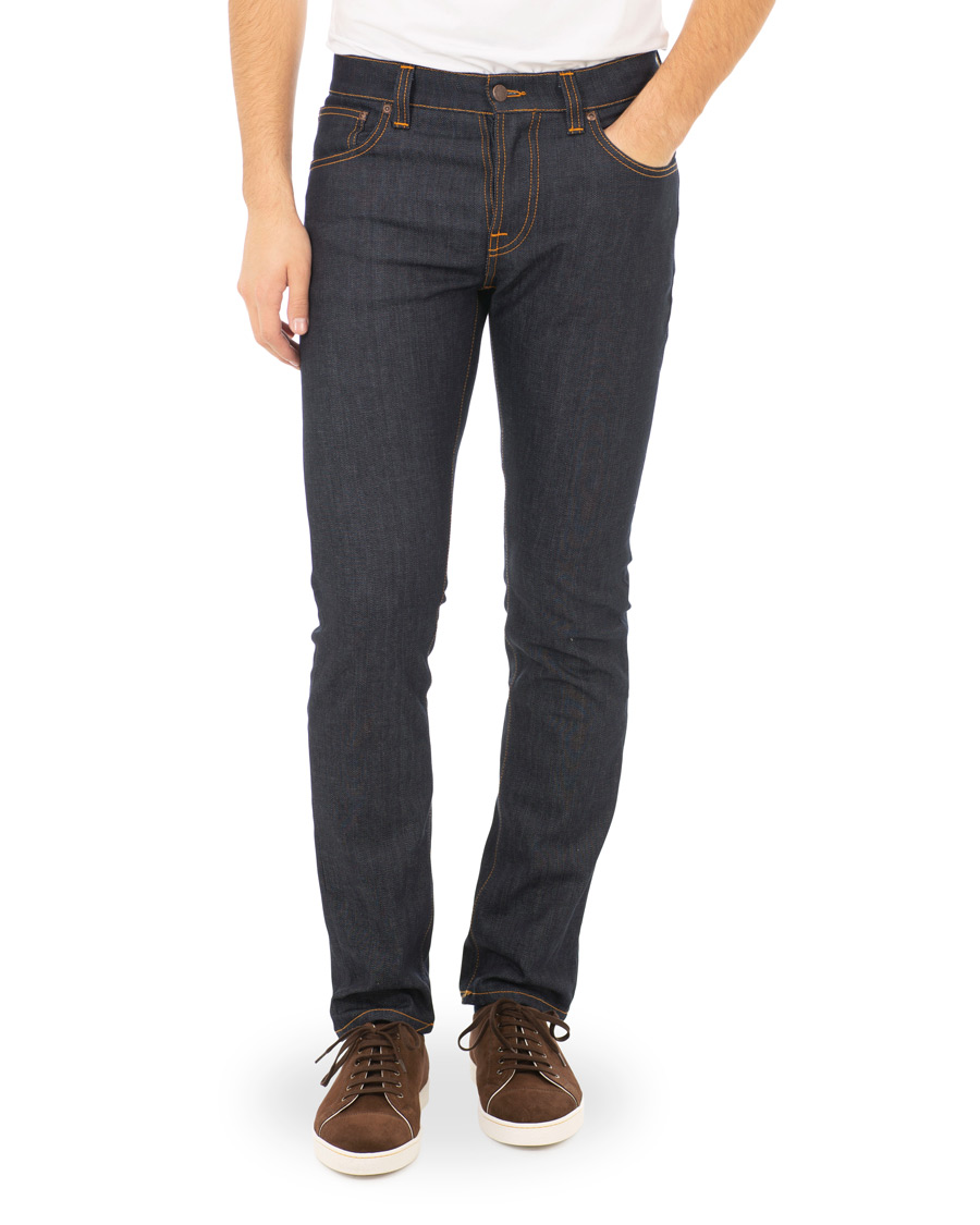 Homme | Jeans | Nudie Jeans | Grim Tim Organic Slim Fit Jeans Dry Open Navy