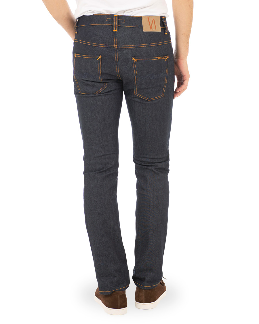 Homme | Jeans | Nudie Jeans | Grim Tim Organic Slim Fit Jeans Dry Open Navy
