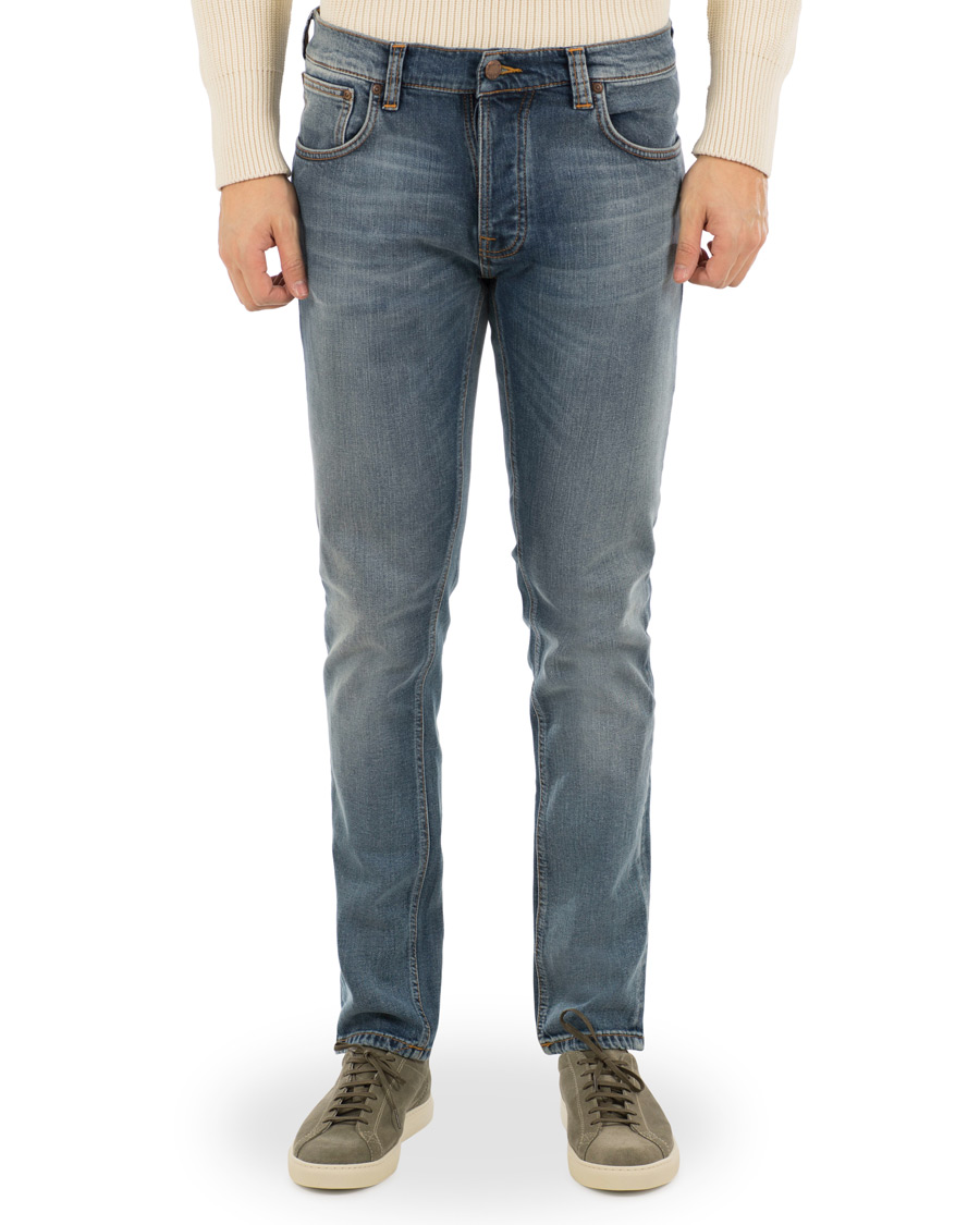 Homme | Jeans | Nudie Jeans | Tilted Tor Organic Slim Fit Jeans True Cold Blue