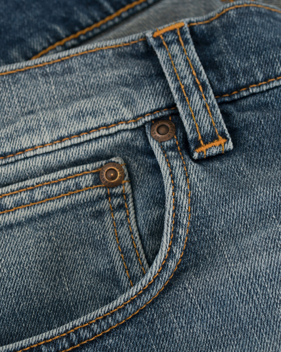 Homme | Jeans | Nudie Jeans | Tilted Tor Organic Slim Fit Jeans True Cold Blue