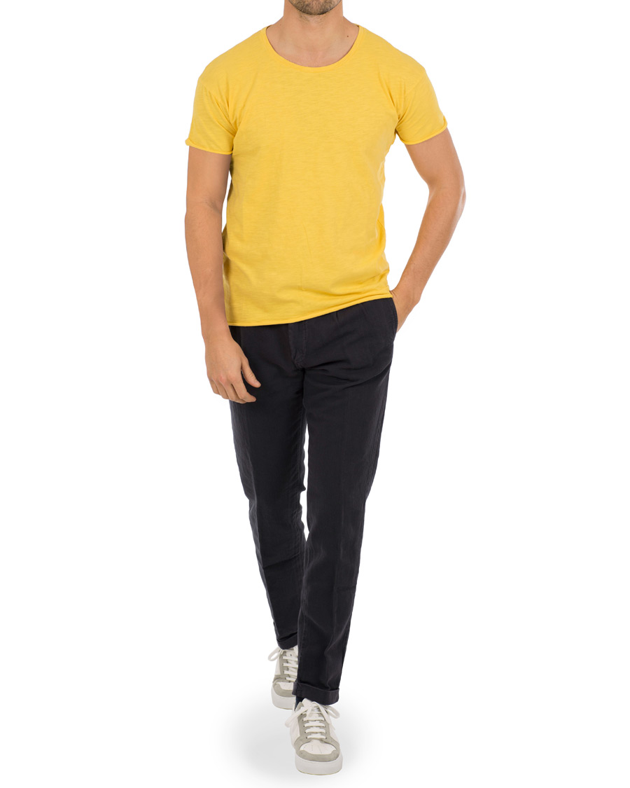 Homme | T-shirts | Nudie Jeans | Roger Slub Tee Sun Yellow