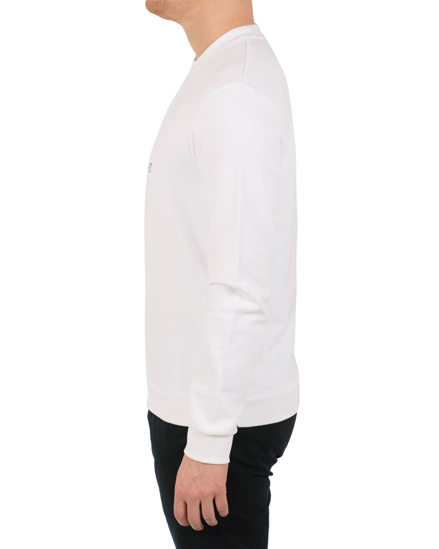 Homme | Pulls Et Tricots | Fred Perry | Monocrome Tennis Logo Crew Neck Sweatshirt White
