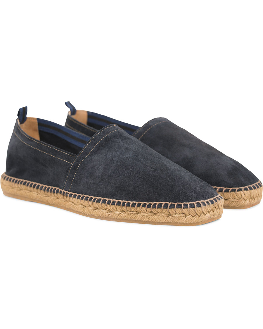 Homme | Castañer Pablo Casual Suede Espadrilles Azul Marino | Castañer | Pablo Casual Suede Espadrilles Azul Marino
