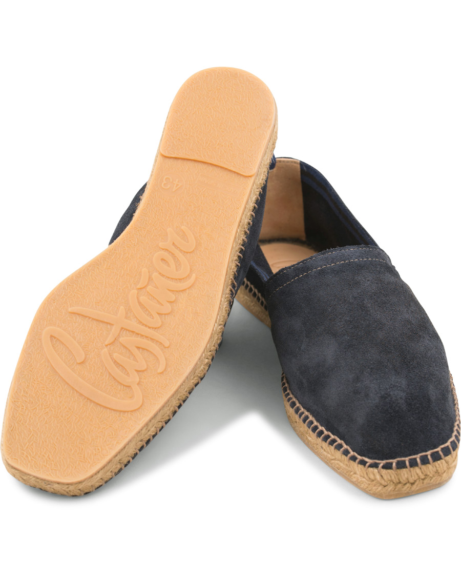 Homme | Castañer Pablo Casual Suede Espadrilles Azul Marino | Castañer | Pablo Casual Suede Espadrilles Azul Marino