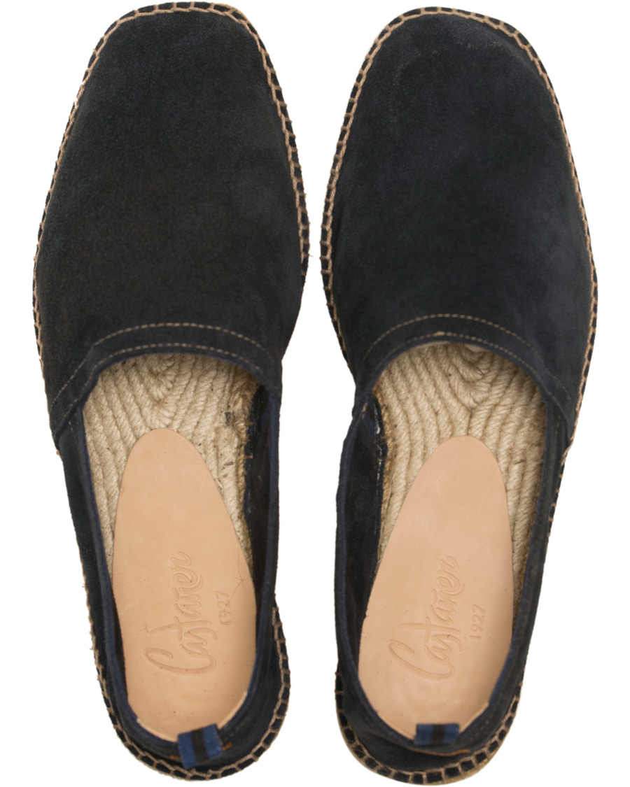 Homme | Castañer Pablo Casual Suede Espadrilles Azul Marino | Castañer | Pablo Casual Suede Espadrilles Azul Marino