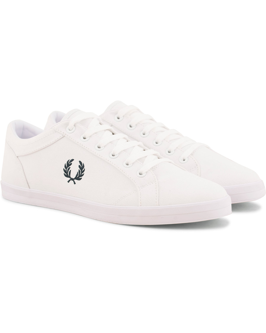 Homme | Fred Perry Baseline Canvas Sneaker White | Fred Perry | Baseline Canvas Sneaker White