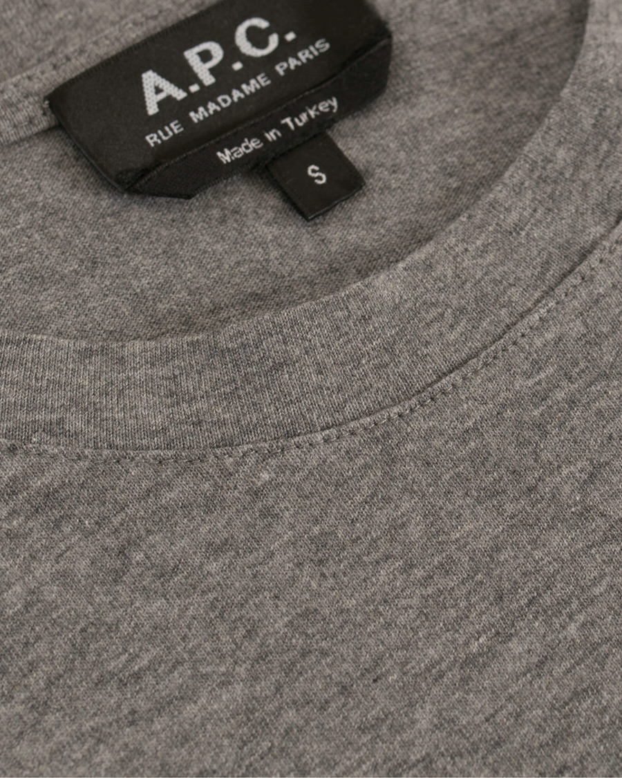 Homme | T-shirts | A.P.C. | Jimmy T-shirt Grey
