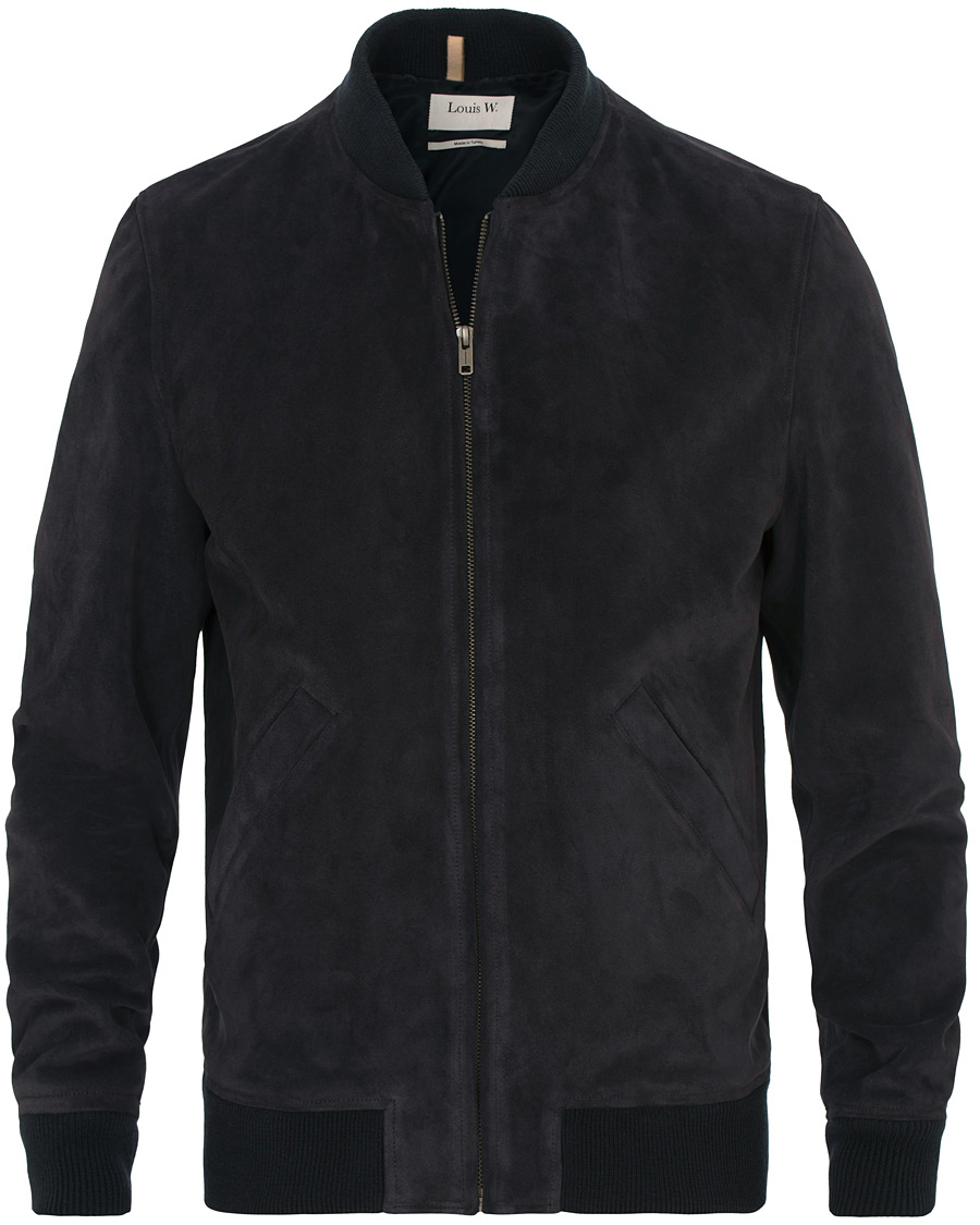 Heren | Jassen | A.P.C. | The Ferris Suede Jacket Navy