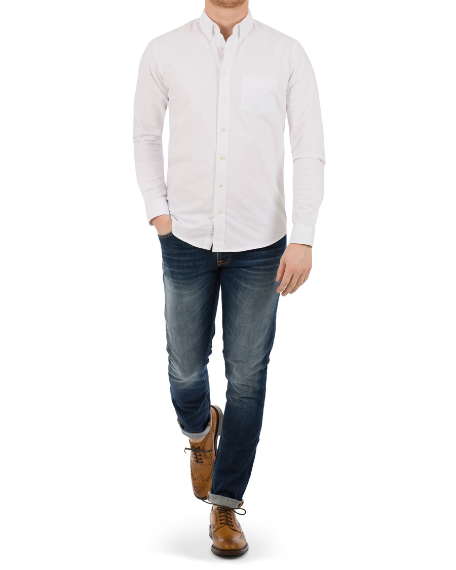 Heren | Overhemden | Schnayderman?s | Schnayderman's Oxford One Shirt White