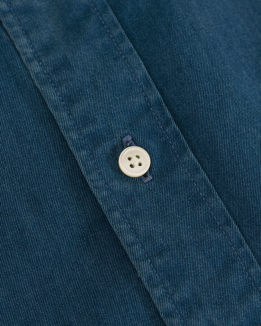 Heren | Overhemden | Schnayderman?s | Schnayderman's Leisure Indigo Jeans Shirt Mid blue