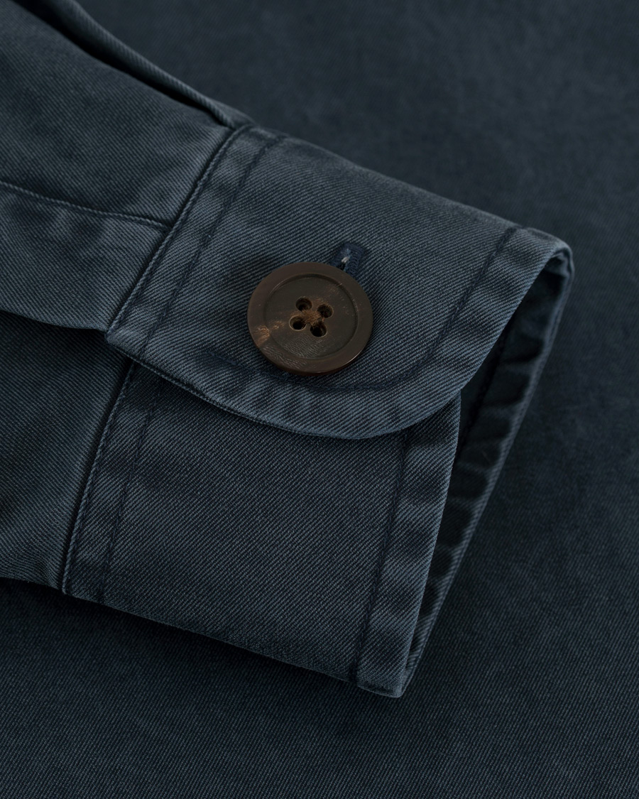 Homme | Manteaux Et Vestes | Schnayderman?s | Schnayderman's Overshirt Dyed One Dark Blue