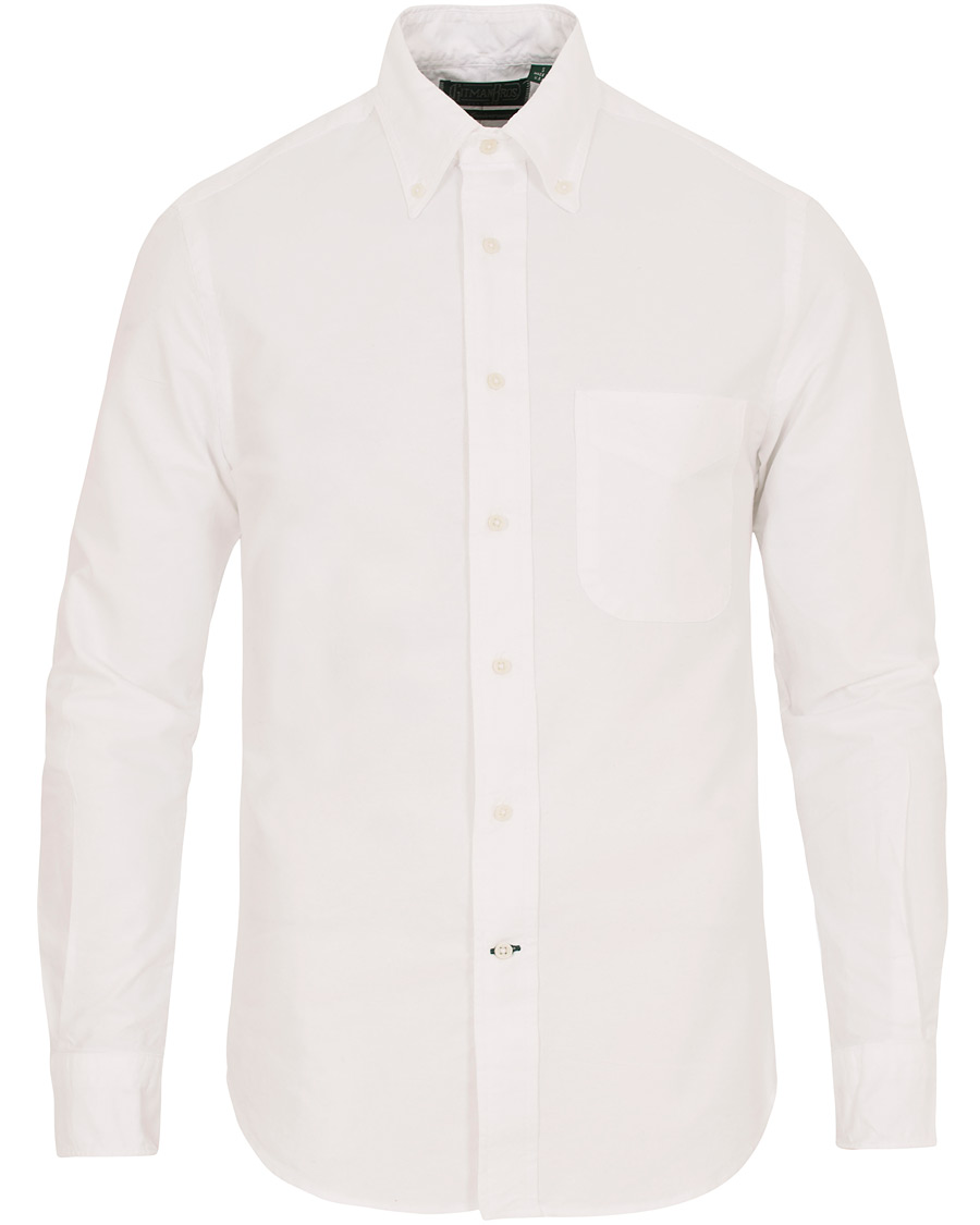 Heren | Overhemden | Gitman Vintage | Oxford Button Down Shirt White