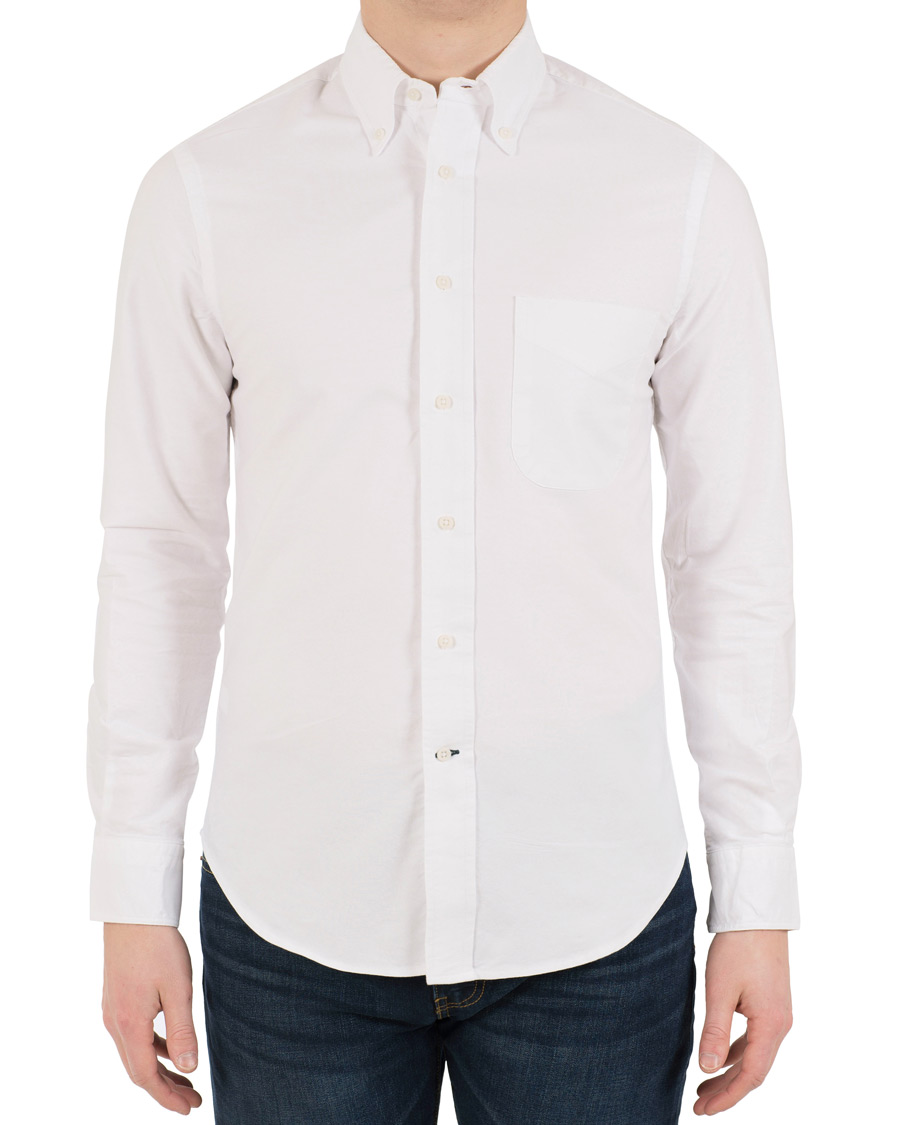 Heren | Overhemden | Gitman Vintage | Oxford Button Down Shirt White