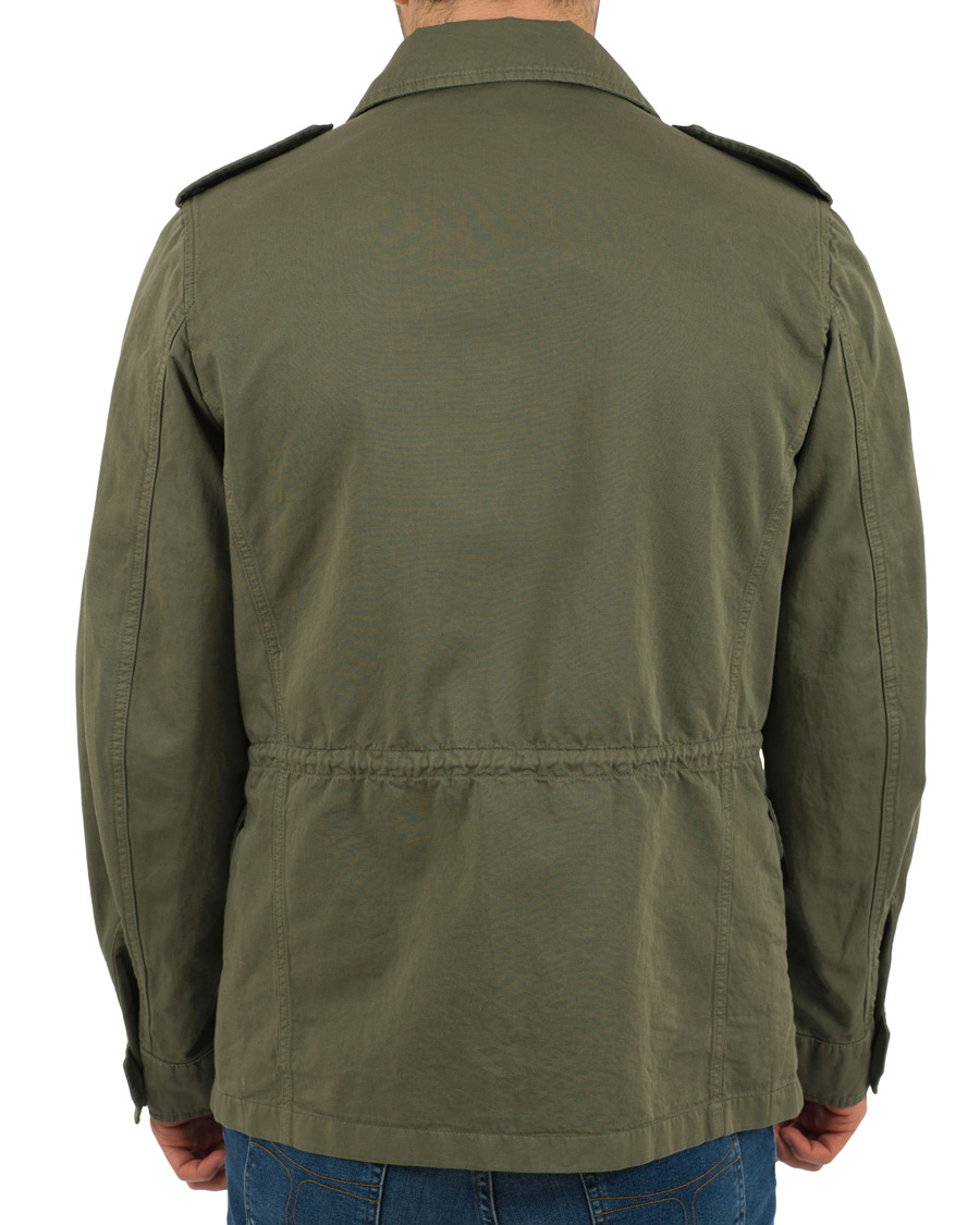 Homme | Manteaux Et Vestes | Fay | Escape Cotton Field Jacket Military Green