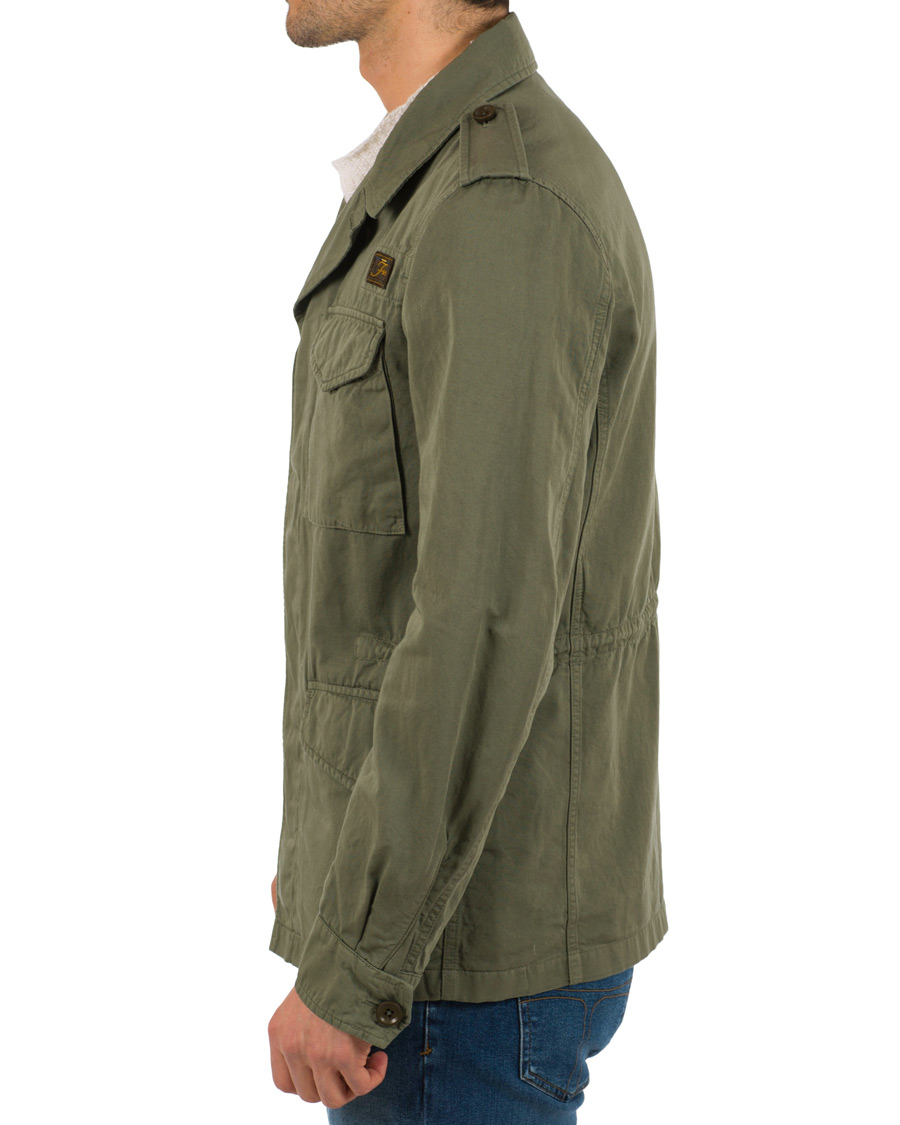 Homme | Manteaux Et Vestes | Fay | Escape Cotton Field Jacket Military Green