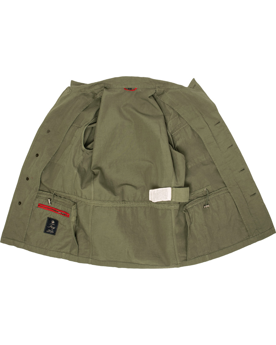 Homme | Manteaux Et Vestes | Fay | Escape Cotton Field Jacket Military Green