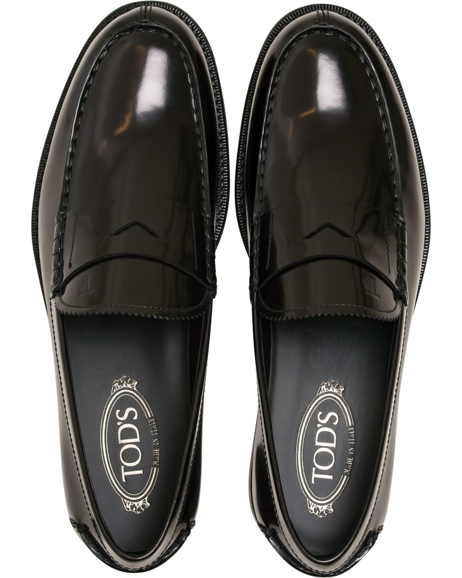 Homme | Tod's Mocassino Formale Loafer Black Shiny Calf | Tod's | Mocassino Formale Loafer Black Shiny Calf