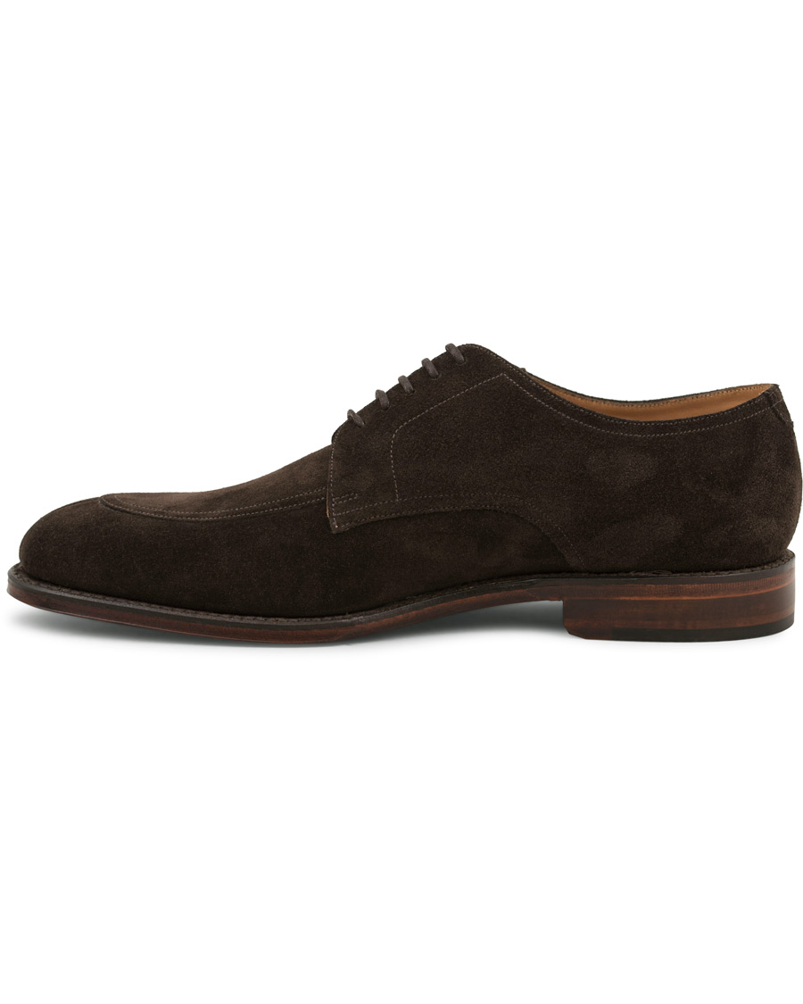 Heren | Loake 1880 Ealing Derby Split Toe Dark Brown Suede | Loake 1880 | Ealing Derby Split Toe Dark Brown Suede