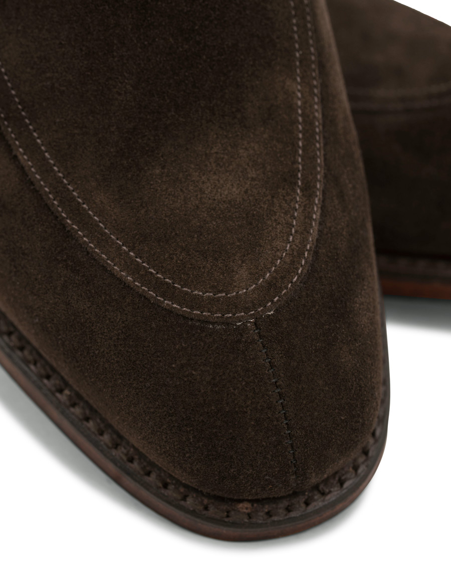 Heren | Loake 1880 Ealing Derby Split Toe Dark Brown Suede | Loake 1880 | Ealing Derby Split Toe Dark Brown Suede