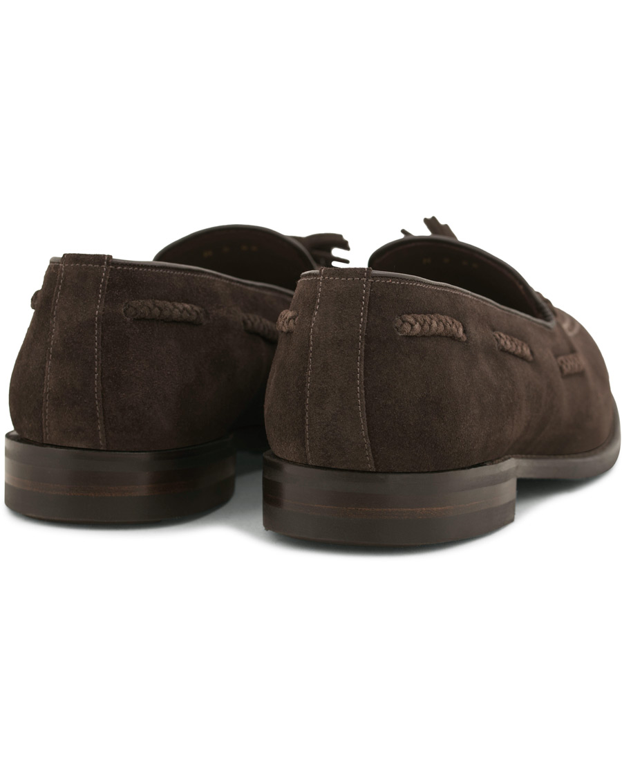 Homme | Loake 1880 MTO Temple Dainite Loafer Dark Brown Suede | Loake 1880 | MTO Temple Dainite Loafer Dark Brown Suede
