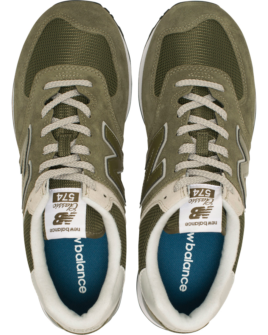 Homme | New Balance 574 Running Sneaker Olive | New Balance | 574 Running Sneaker Olive