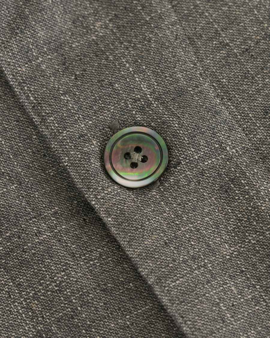 Homme | Manteaux Et Vestes | Oscar Jacobson | Hannes Wool/Cotton/Linen Shirt Jacket Grey