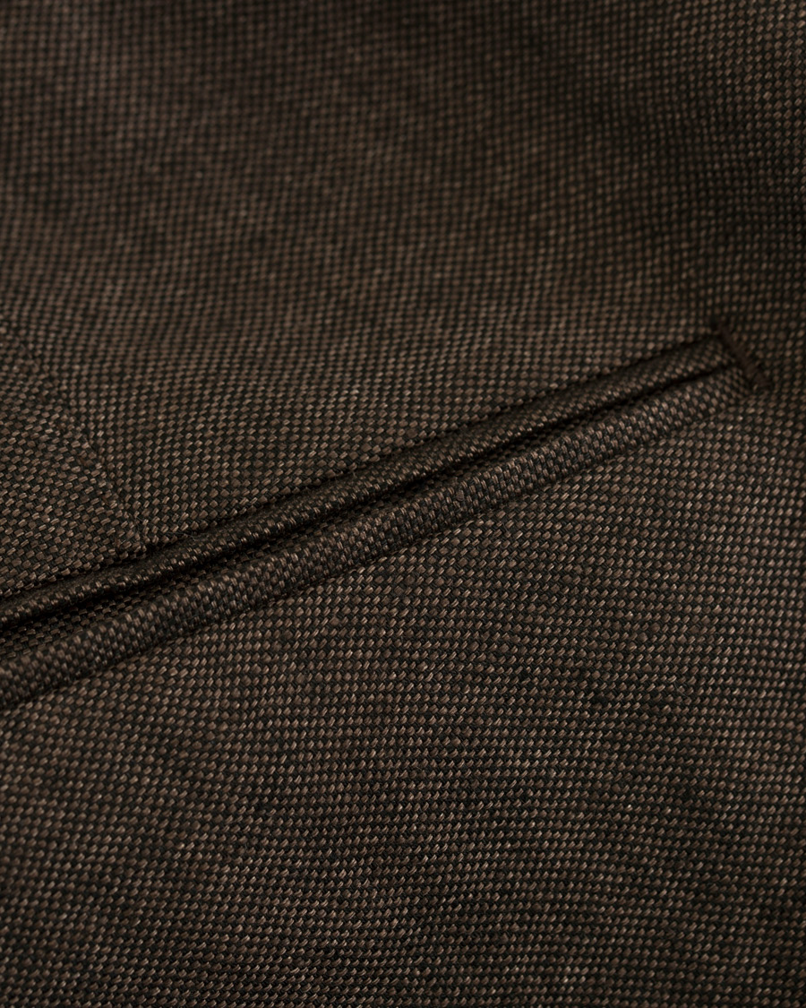Homme | Pantalons | Oscar Jacobson | Diego Linen Trousers Brown