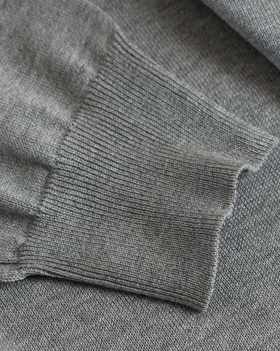 Homme | Pulls Et Tricots | Oscar Jacobson | Ruben Cotton Poloshirt Grey
