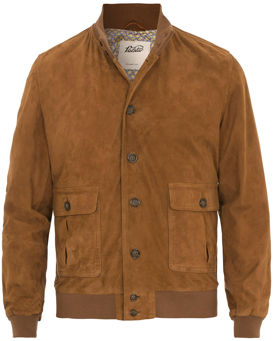 Homme | Manteaux Et Vestes | Valstar | Valstarino Suede Jacket Light Brown