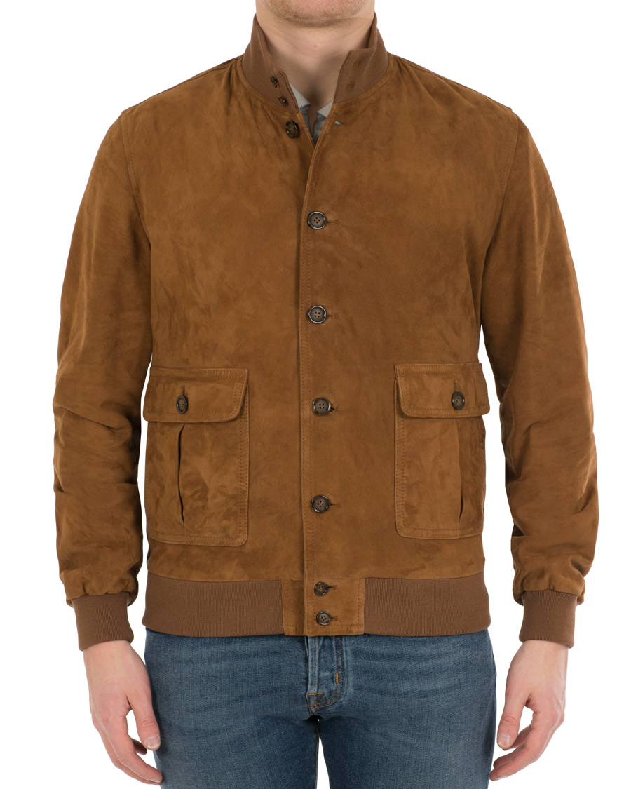 Homme | Manteaux Et Vestes | Valstar | Valstarino Suede Jacket Light Brown