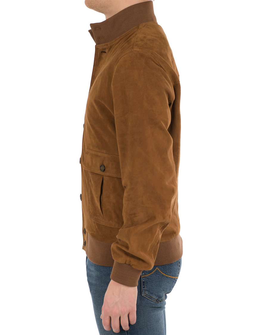 Homme | Manteaux Et Vestes | Valstar | Valstarino Suede Jacket Light Brown