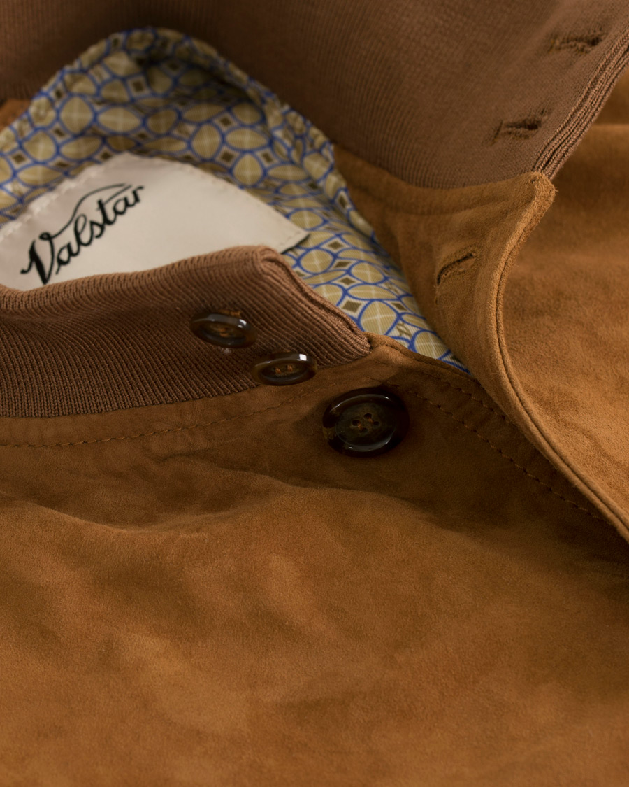 Homme | Manteaux Et Vestes | Valstar | Valstarino Suede Jacket Light Brown