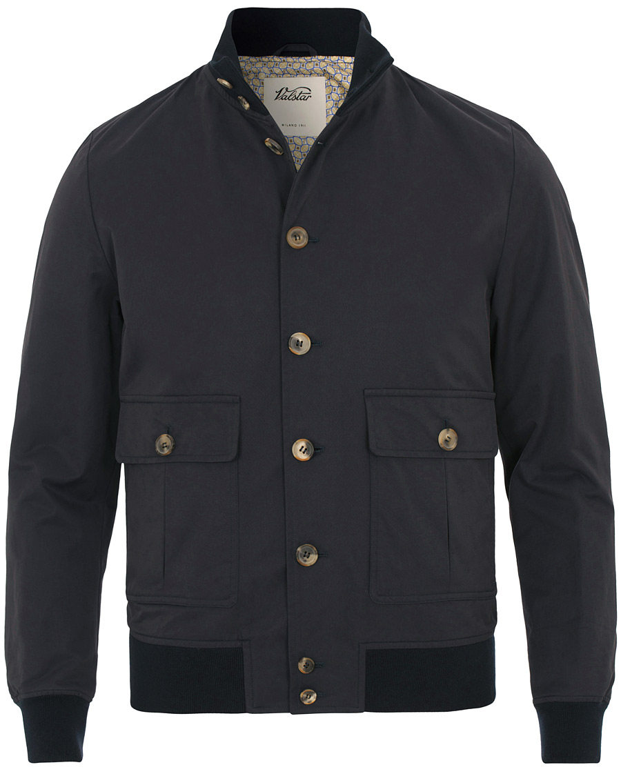 Homme | Manteaux Et Vestes | Valstar | Cotton Harrington Jacket Navy