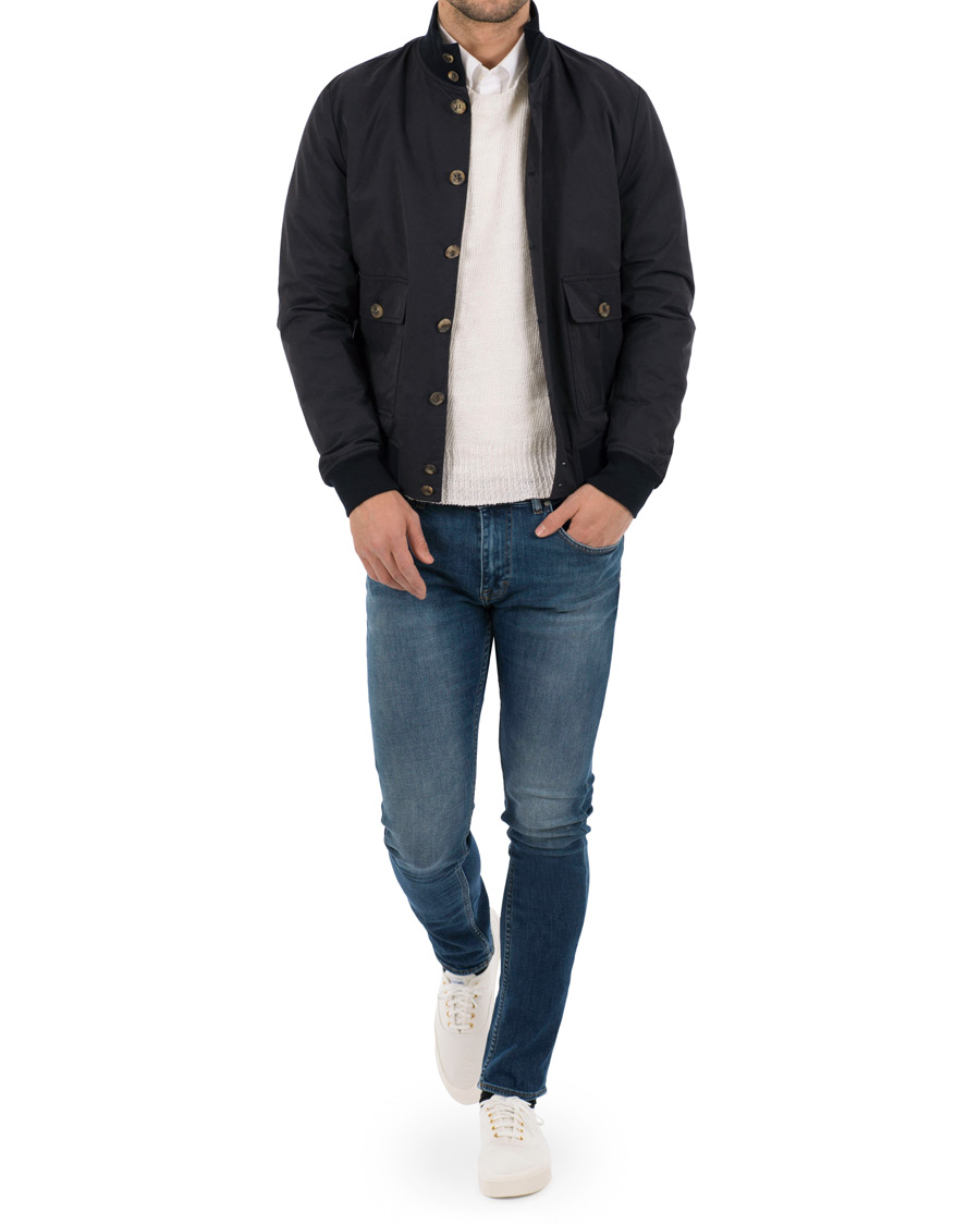 Homme | Manteaux Et Vestes | Valstar | Cotton Harrington Jacket Navy
