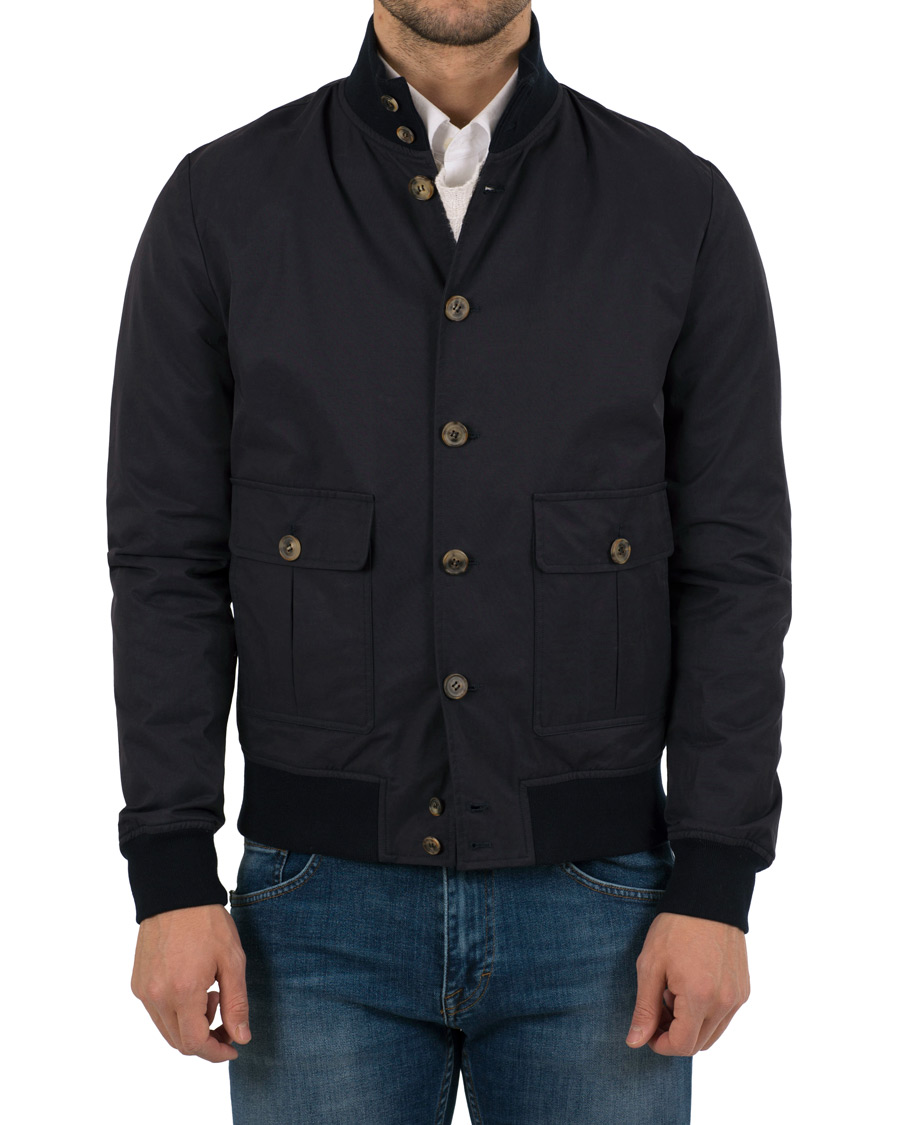 Homme | Manteaux Et Vestes | Valstar | Cotton Harrington Jacket Navy