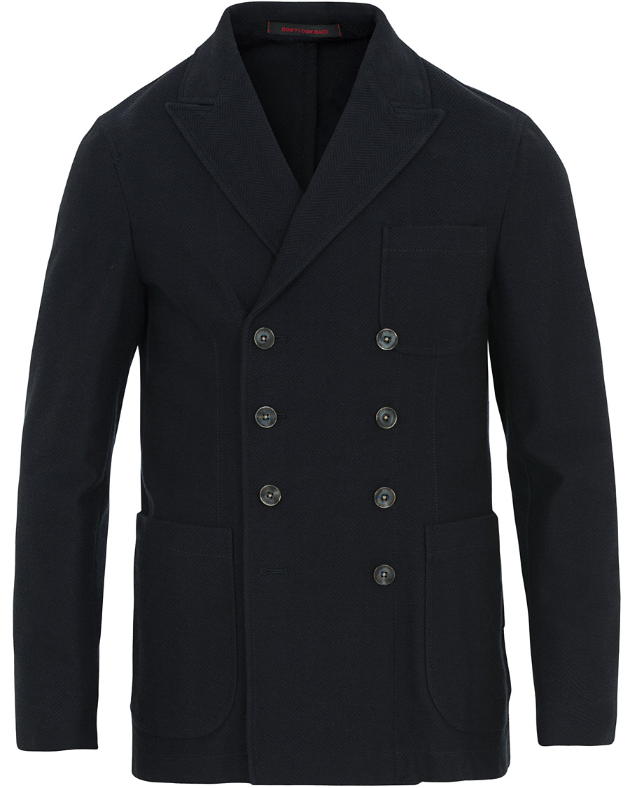 Homme | Blazers | The Gigi | Ziggy Double Breasted Cardigan Navy