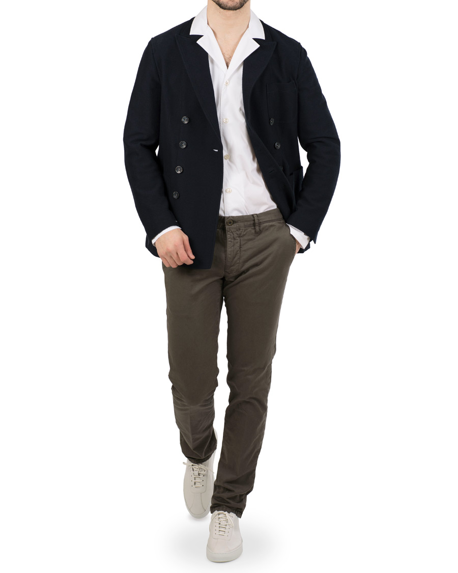 Homme | Blazers | The Gigi | Ziggy Double Breasted Cardigan Navy
