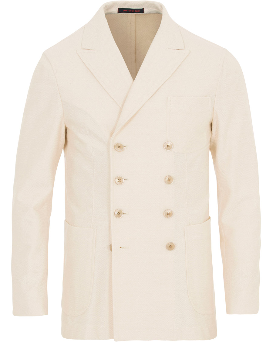 Heren | Blazers | The Gigi | Ziggy Double Breasted Cardigan White