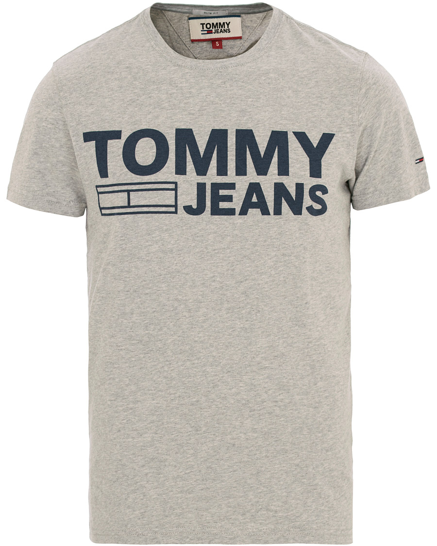 Homme | T-shirts | Tommy Jeans | Basic Tee Grey