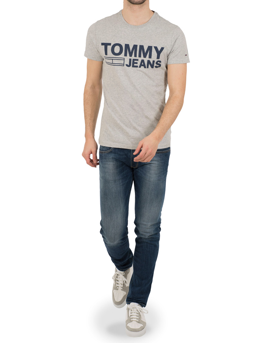 Homme | T-shirts | Tommy Jeans | Basic Tee Grey
