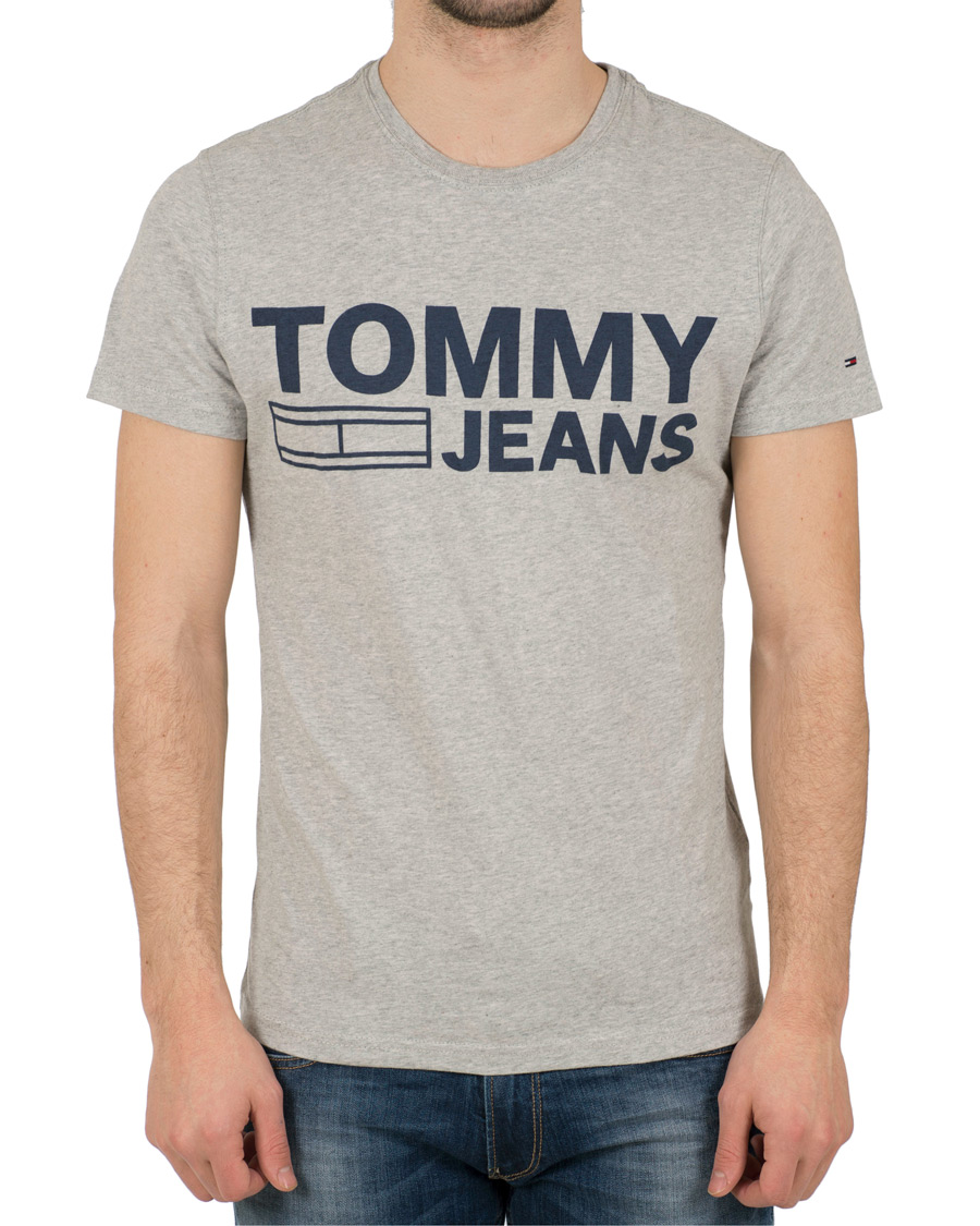 Homme | T-shirts | Tommy Jeans | Basic Tee Grey