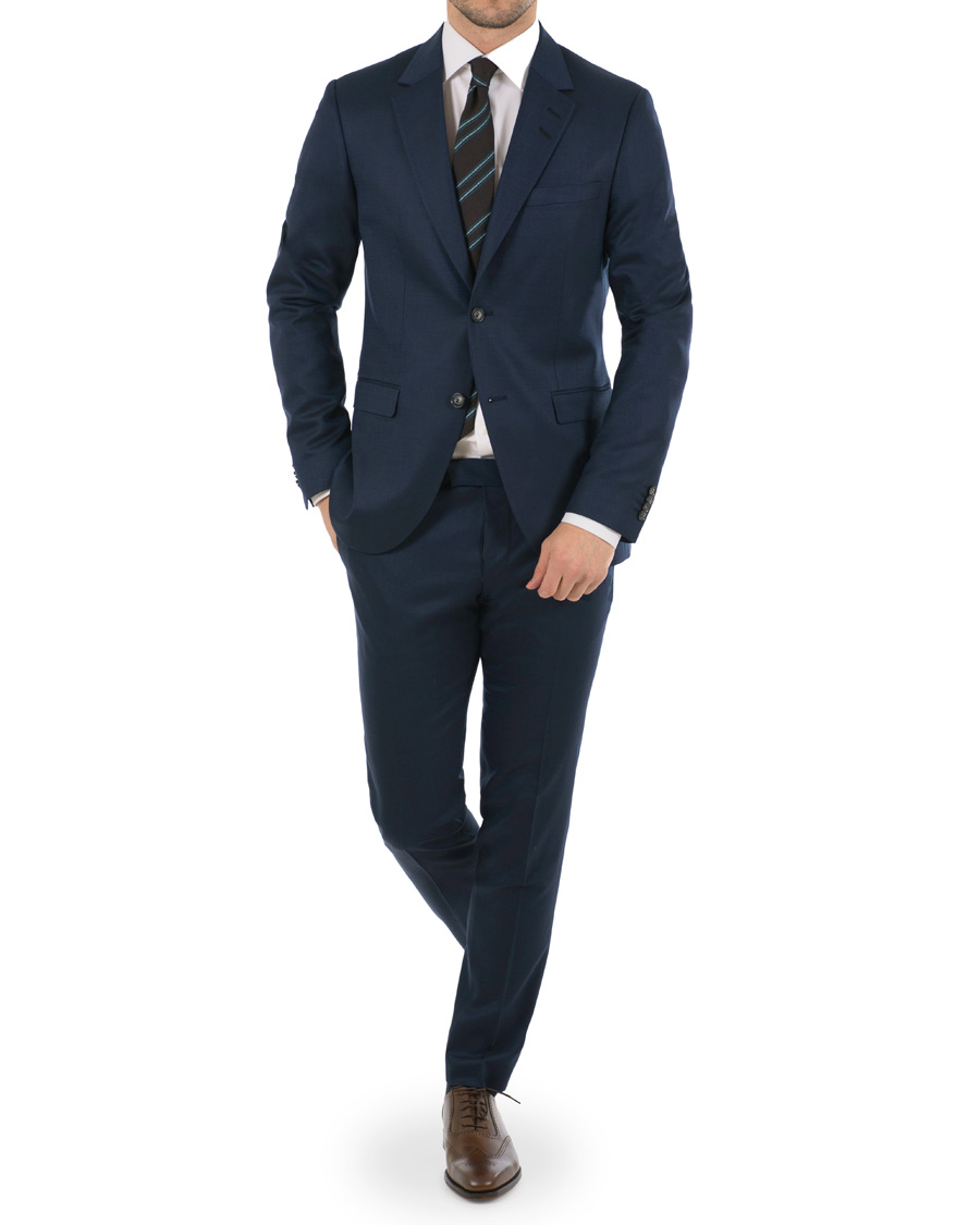 Homme | Blazers | Tiger of Sweden | Lamonte 3 Wool Blazer Blue